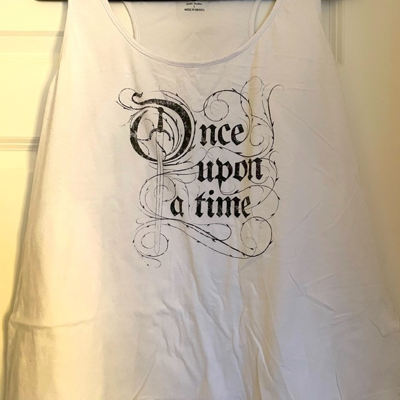 Torrid Once Upon a Time white tank top - Picture 1 of 2